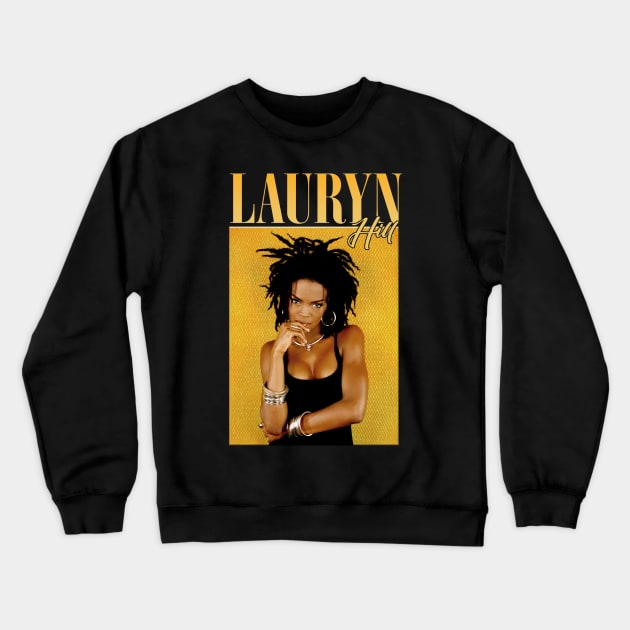 Lauryn Hill Fugees The Famous Vintage Retro Rock Rap Hiphop Crewneck Sweatshirt by beckhamwarren